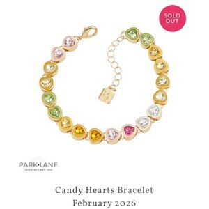 Park Lane Candy Hearts Sparkle Box Tennis Bracelet NWT Sold Out fast
